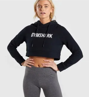 GymShark‎ Crest Cropped Hoodie size small thumbnail 1