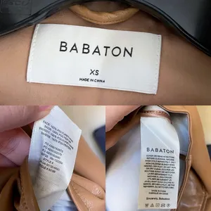 Aritzia Jacket Pelli Hip Shirt‎ Shacket Vegan-Leather Button-Down Saville XS NWT thumbnail 3