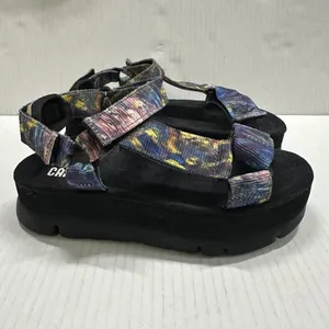 Camper Oruga Up Platform Sandal Womens Size 6 36 Multicolor Tie Dye Strappy thumbnail 2