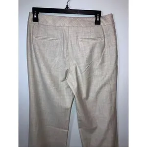 J. Crew Super 120’s 100% wool Heathered white Wide Leg Pants Size 4 #768 thumbnail 7
