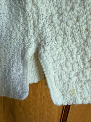 Vintage Ship 'N Shore Off-White Textured Short Sleeve Blouse Plus Size 2X thumbnail 3
