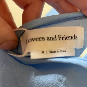 Womens New REVOLVE LOVERS AND FRIENDS DAWN MINI DRESS IN BABY BLUE thumbnail 7
