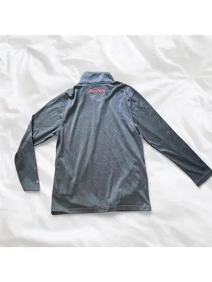 Stanford Champion Gray Quarter Zip Pullover Size Small thumbnail 5