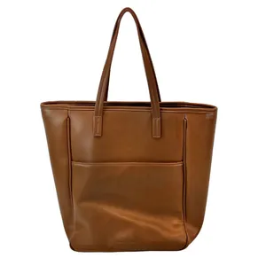 Urban Originals Australia Brown Tote Bag Lattice Cross Design Vegan Leather thumbnail 2