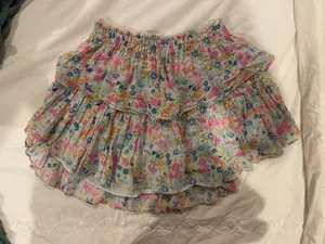 Love Shack Fancy Ruffle Mini Skirt thumbnail 1