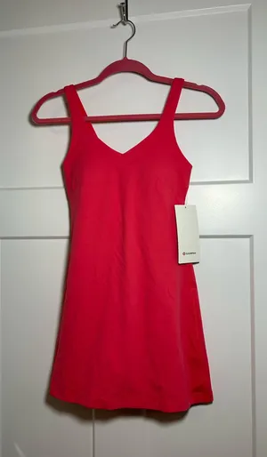 NWT Lululemon Align Dress size 2 Glaze Pink thumbnail 1