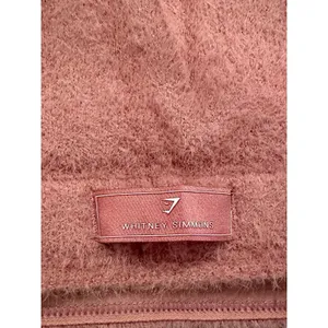 Gymshark x Whitney Simmons Eyelash Knit Bandeau Canyon Red Size M EUC!!! thumbnail 3