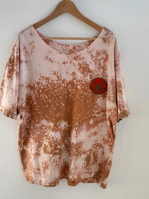 Distressed bleached khaki & cream off thumbnail 1