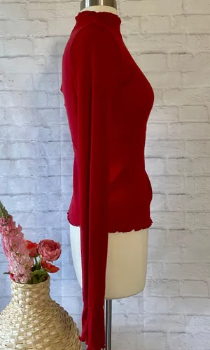 Free People Mock Neck Top thumbnail 2