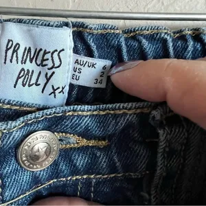 Princess Polly Boston Patchwork Mixed Denim Baggy Cargo Carpenter Denim Jeans‎ thumbnail 6