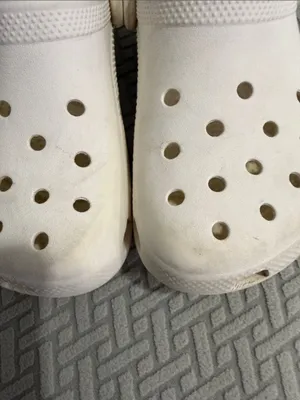 Crocs White Unisex J 4 Women’s 6 Classic Clogs boys women’s men thumbnail 5