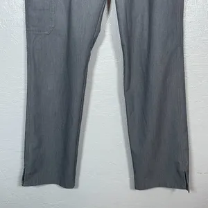 Figs Women M Graphite Gray Kade Cargo Scrub Pants Yoga Waistband Pocket Dental thumbnail 2
