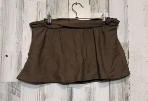 Athleta Brown Athletic Skort Women’s Size M Tennis Golf Running Skirt Built-In S thumbnail 1