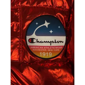 Champion NASA Puffer Jacket Coat‎ Mens Medium Metallic Red Limited Edition thumbnail 6