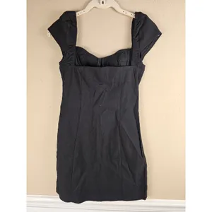 NWT Princess Polly Womens Black Bartlett Short Sleeve Mini Dress 4‎ thumbnail 2