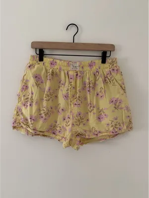 Free People Intimately Vintage Inspired Day to Day Floral Boxer Shorts medium thumbnail 3
