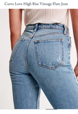 Abercrombie Curve Love High-Rise Vintage Flare thumbnail 4