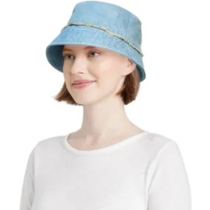 Universal Threads Denim Bucket Hat Light Wash Blue 100% Cotton unisex adjustable thumbnail 2
