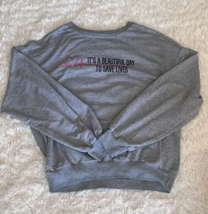 Grey’s Anatomy Women's Crewneck Sweatshirt -"It's a Beautiful Day to Save Lives" thumbnail 1