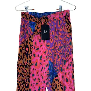 Joh Women's‎ Pants Wess Animal Print Charmeuse Relaxed Fit Colorful Sz. XS NWT thumbnail 4