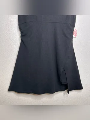 NWT Free People Movement Out And About Dress black large thumbnail 5