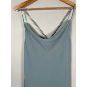 Show Me Your Mumu Verona Cowl Neck‎ Dress Deep Sage Chiffon Womens Size M thumbnail 4