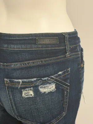 Buckle Black Indigo Wash Distressed Jeans  thumbnail 4