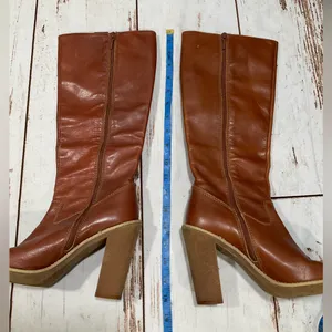 Zara Made In Spain Leather Boots‎ thumbnail 8