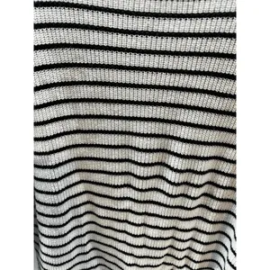 LRL cream & black striped Off Shoulders‎ coastal/farmhouse chic vibe XL thumbnail 3