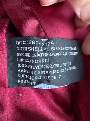 Worthington Genuine Lambskin Leather Vintage 90s Jacket sz L thumbnail 7