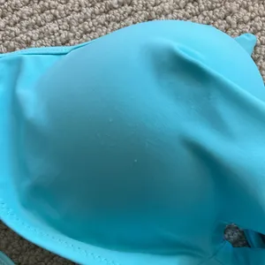 Cupshe Halter Wrap Style Underwire Bikini Top Aqua Women’s Size Medium VEUC thumbnail 8