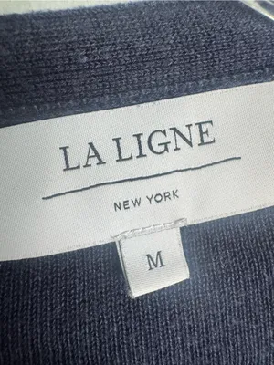 La Ligne Serge Cardigan in Navy/White M thumbnail 6