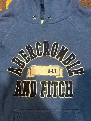 Abercrombie Y2K Vintage Retro Hoodie Sweatshirt Fits like Women’s Small thumbnail 2