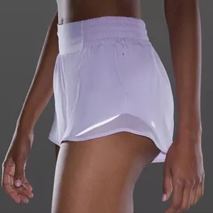Lululemon Hotty Hot High Rise Athletic Shorts Lavender Dew Purple Size 12 thumbnail 2