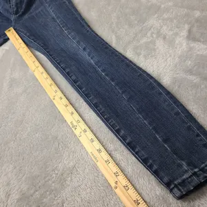 Anthropologie Pilcro The Skipper Long High Rise Wide Leg Jeans‎ Size 25P 25 X 25 thumbnail 7
