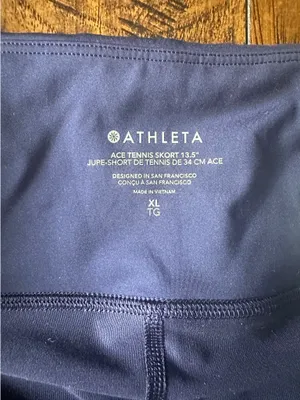 Athleta Navy Tennis Skirt thumbnail 3