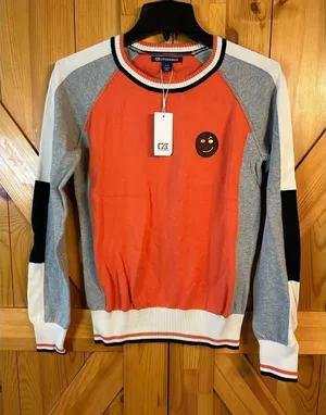 Cutter & Buck Womens Stride Colorblock Sweater Size Small nwt (0609) thumbnail 1