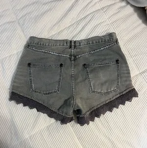 free people jean shorts thumbnail 2