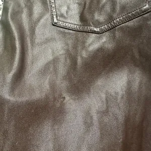 Joe's Jeans Brown Faux Leather Pants Size 31 Wide Leg Trouser Crop Designer $200 thumbnail 15
