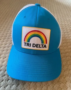 Tri Delta Hat Blue thumbnail 1