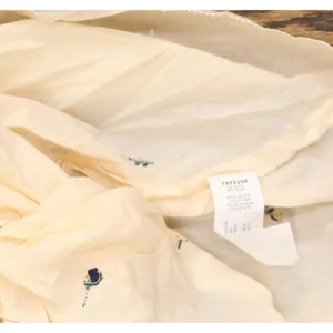Black Tape Trendy Plus Size Printed Cotton Flutter-Sleeve Top Ivory Off White 2X thumbnail 5