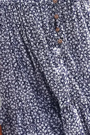 Hello Molly Mini Summer Sundress “Loving By Proxy" in Navy thumbnail 4