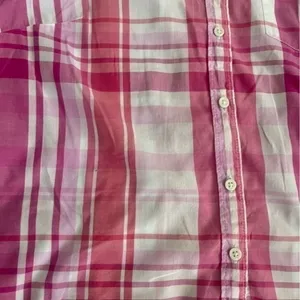 Tommy Hilfiger plaid pink & white classic fit shirt size small thumbnail 10