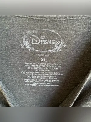 Disney Mickey House of Mouse XL T-Shirt Black and White Distressed Look thumbnail 3