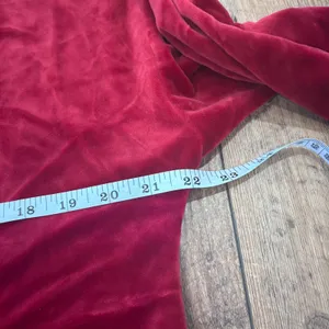 Tommy Bahama Women's Red Velour V-Neck Sweatshirt & Casual Pants Set Size Medium thumbnail 12