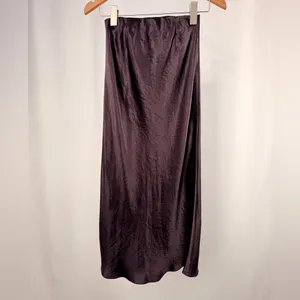 NWT Babaton Slip‎ Satin Maxi Skirt in Noble Purple Size 00 thumbnail 5