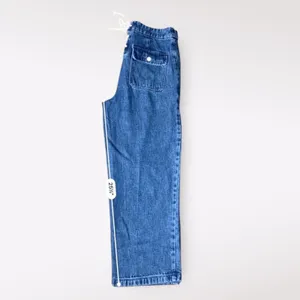 J.Crew 1996 High Waist Cropped Wide‎ Leg Lace Up Jeans Size 28 Coastal Sailor thumbnail 8