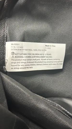 unisex black canvas backpack Casual Travel & Daily Day Pack thumbnail 9
