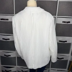 92 West Boutique Brand White Blazer Size Medium thumbnail 2