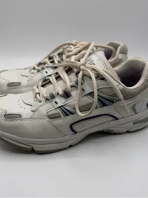 Vionic Walker Womens 7 Wide White Purple Orthotic Arch Support Walking Shoes thumbnail 3